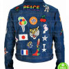 ROCKETMAN TARON EGERTON (ELTON JOHN) BLUE DENIM JACKET