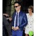 RYAN REYNOLDS BLUE BOMBER LEATHER JACKET