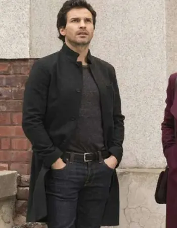 SALVATION SANTIAGO CABRERA BLACK TRENCH COAT