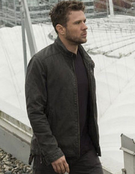 SHOOTER RYAN PHILLIPPE GREY COTTON JACKET