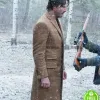 SIBERIA KEANU REEVES (LUCAS HILLS) BROWN WOOL COAT SIBERIA KEANU REEVES (LUCAS HILLS) BROWN WOOL COAT