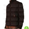 SLIM FIT DARK BROWN SUEDE LEATHER JACKET