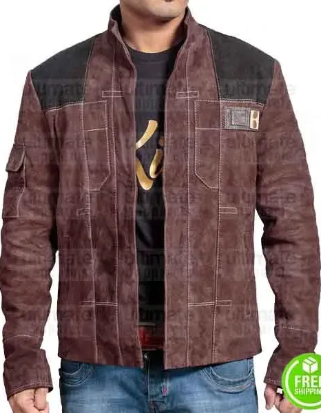 SOLO: A STAR WARS STORY ALDEN EHRENREICH (HAN SOLO) SUEDE JACKET SOLO: A STAR WARS STORY ALDEN EHRENREICH (HAN SOLO) SUEDE JACKET
