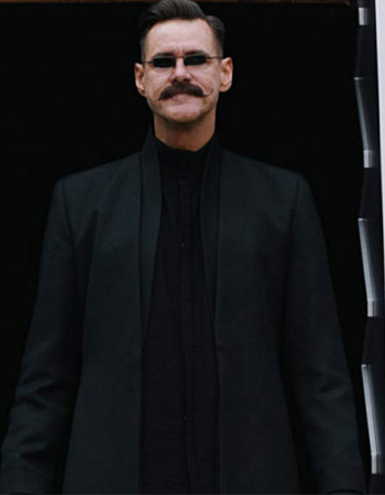 SONIC THE HEDGEHOG JIM CARREY BLACK COAT SONIC THE HEDGEHOG JIM CARREY BLACK COAT