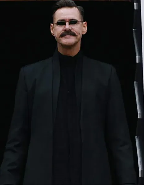 SONIC THE HEDGEHOG JIM CARREY BLACK COAT