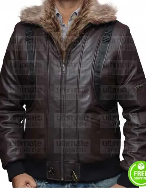 Spider Man Homecoming Michael Keaton Adrian Toomes Vulture Leather Jacket