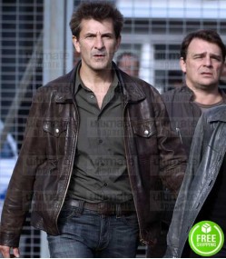 SPIRAL FRED BIANCONI BROWN LEATHER JACKET