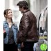 SPIRAL FRED BIANCONI BROWN LEATHER JACKET