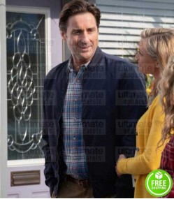 STARGIRL LUKE WILSON (PAT DUGAN) BLUE BOMBER JACKET