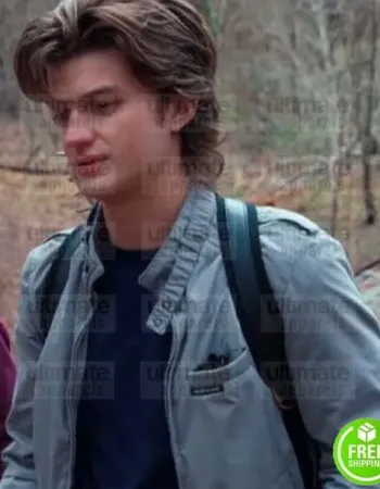 STRANGER THINGS JOE KEERY (STEVE HARRINGTON) COTTON JACKET STRANGER THINGS JOE KEERY (STEVE HARRINGTON) COTTON JACKET