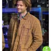 SUPERNATURAL JARED PADALECKI (SAM WINCHESTER) BROWN COTTON JACKET SUPERNATURAL JARED PADALECKI (SAM WINCHESTER) BROWN COTTON JACKET