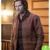 SUPERNATURAL JARED PADALECKI (SAM WINCHESTER) BROWN SUEDE LEATHER JACKET