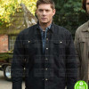 Supernatural Jensen Ackles Dean Winchester Black Jacket Supernatural Jensen Ackles Dean Winchester Black Jacket