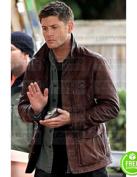 SUPERNATURAL JENSEN ACKLES (DEAN WINCHESTER) BROWN LEATHER JACKET SUPERNATURAL JENSEN ACKLES (DEAN WINCHESTER) BROWN LEATHER JACKET