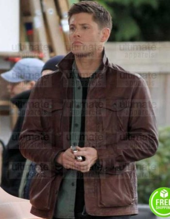 SUPERNATURAL JENSEN ACKLES (DEAN WINCHESTER) BROWN LEATHER JACKET SUPERNATURAL JENSEN ACKLES (DEAN WINCHESTER) BROWN LEATHER JACKET