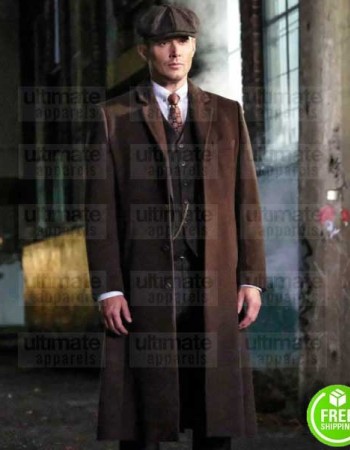 SUPERNATURAL JENSEN ACKLES (DEAN WINCHESTER) BROWN WOOL COAT