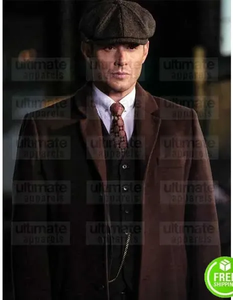 SUPERNATURAL JENSEN ACKLES (DEAN WINCHESTER) BROWN WOOL COAT