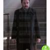 SUPERNATURAL MARK SHEPPARD (CROWLEY) WOOL BLACK COAT SUPERNATURAL MARK SHEPPARD (CROWLEY) WOOL BLACK COAT