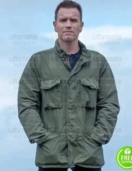 T2 TRAINSPOTTING EWAN MCGREGOR (RENTON) GREEN COTTON JACKET T2 TRAINSPOTTING EWAN MCGREGOR (RENTON) GREEN COTTON JACKET