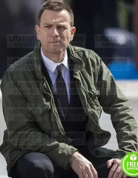 T2 TRAINSPOTTING EWAN MCGREGOR (RENTON) GREEN COTTON JACKET T2 TRAINSPOTTING EWAN MCGREGOR (RENTON) GREEN COTTON JACKET