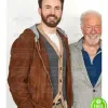 TIFF CHRIS EVANS BROWN SUEDE LEATHER JACKET
