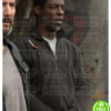 THE 100 ISAIAH WASHINGTON (THELONIOUS JAHA) BROWN COTTON JACKET