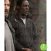 THE 100 ISAIAH WASHINGTON (THELONIOUS JAHA) BROWN COTTON JACKET