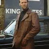 THE BANK JOB JASON STATHAM (TERRY LEATHER) BROWN JACKET