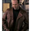THE BANK JOB JASON STATHAM (TERRY LEATHER) BROWN JACKET