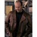 THE BANK JOB JASON STATHAM (TERRY LEATHER) BROWN JACKET