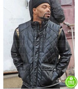 THE COBBLER METHOD MAN (LEON LUDLOW) BLACK LEATHER VEST