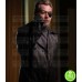 THE COURIER GARY OLDMAN (EZEKIEL MANNINGS) BLACK LEATHER TRENCH COAT