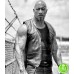 THE FATE OF THE FURIOUS DWAYNE JOHNSON (HOBBS) BLACK LEATHER VEST