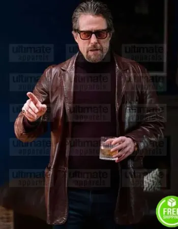 THE GENTLEMEN HUGE GRANT (FLETCHER) BROWN LEATHER JACKET