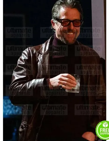 THE GENTLEMEN HUGE GRANT (FLETCHER) BROWN LEATHER JACKET