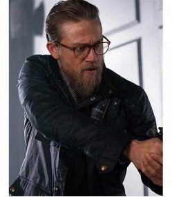 THE GENTLEMEN RAY (CHARLIE HUNNAM) BLUE JACKET