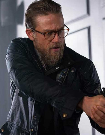 THE GENTLEMEN RAY (CHARLIE HUNNAM) BLUE JACKET THE GENTLEMEN RAY (CHARLIE HUNNAM) BLUE JACKET