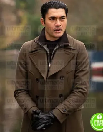 THE GENTLEMEN HENRY GOLDING (DRY EYE) BROWN WOOL COAT