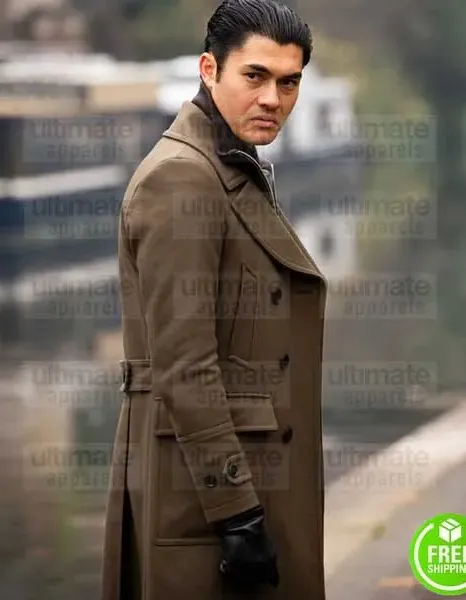 THE GENTLEMEN HENRY GOLDING (DRY EYE) BROWN WOOL COAT THE GENTLEMEN HENRY GOLDING (DRY EYE) BROWN WOOL COAT