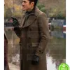 THE GENTLEMEN HENRY GOLDING (DRY EYE) BROWN WOOL COAT THE GENTLEMEN HENRY GOLDING (DRY EYE) BROWN WOOL COAT