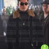 THE GENTLEMEN HENRY GOLDING (DRY EYE) BLACK SUEDE LEATHER JACKET