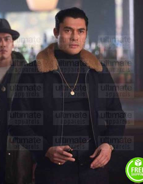 THE GENTLEMEN HENRY GOLDING (DRY EYE) BLACK SUEDE LEATHER JACKET THE GENTLEMEN HENRY GOLDING (DRY EYE) BLACK SUEDE LEATHER JACKET
