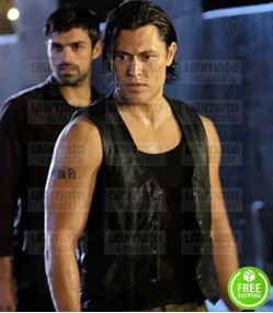THE GIFTED BLAIR REDFORD (JOHN PROUDSTAR) BLACK LEATHER VEST THE GIFTED BLAIR REDFORD (JOHN PROUDSTAR) BLACK LEATHER VEST
