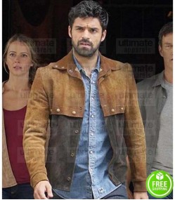 THE GIFTED SEAN TEALE (ECLIPSE) BROWN SUEDE LEATHER JACKET THE GIFTED SEAN TEALE (ECLIPSE) BROWN SUEDE LEATHER JACKET