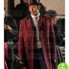THE GREATEST SHOWMAN HUGE JACKMAN (P.T. BARNUM) RED TRENCH COAT THE GREATEST SHOWMAN HUGE JACKMAN (P.T. BARNUM) RED TRENCH COAT