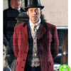 THE GREATEST SHOWMAN HUGE JACKMAN (P.T. BARNUM) RED TRENCH COAT THE GREATEST SHOWMAN HUGE JACKMAN (P.T. BARNUM) RED TRENCH COAT