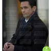 THE KILLING BILLY CAMPBELL (DARREN RICHMOND) BLACK WOOL COAT