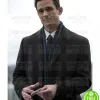 THE KILLING BILLY CAMPBELL (DARREN RICHMOND) BLACK WOOL COAT