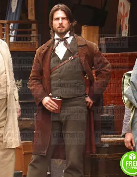 THE LAST SAMURAI TOM CRUISE (NATHAN ALGREN) SUEDE LEATHER COAT