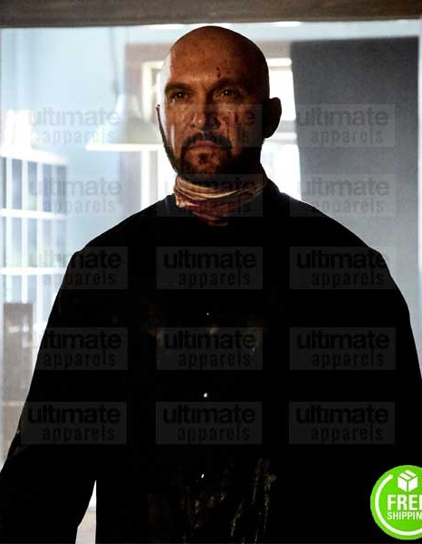 THE MERCENARY DOMINIQUIE VANDENBERG (MAXX) BLACK COTTON TRENCH COAT THE MERCENARY DOMINIQUIE VANDENBERG (MAXX) BLACK COTTON TRENCH COAT